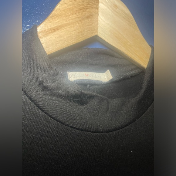 Heart & Hips (Fashion Nova) Black Bodycon Maxi Dress with Slit, Size L. - Picture 3 of 6